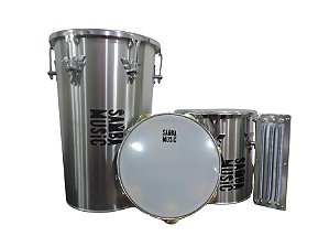 Kit PHX Samba Music Rebolo, Repique, Reco-reco e Pandeiro