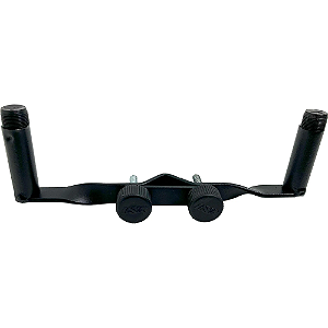 Suporte Com Clamp Duplo Para Microfone ASK C12