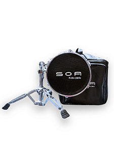 Microfone Dinâmico Subkick Para Bumbo Sub Graves Soa 8 Pol