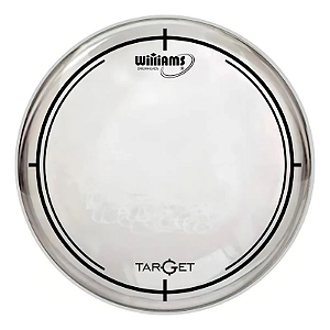 Pele de Bateria Williams Target Clear Filme Duplo M188 18"