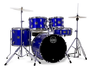 Bateria Comet Mapex 5 Peças Cm5844ft-ib Indigo Blue