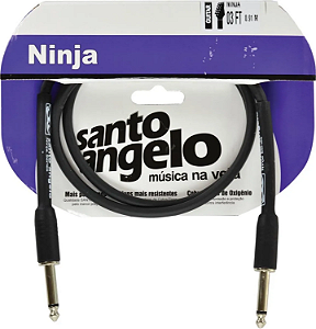 Cabo Guitarra P10 Santo Ângelo Ninja B 03FT/0,91mts