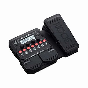 Pedal de Guitarra Multi-Efeitos Zoom-G1X Com Pedal Expressão
