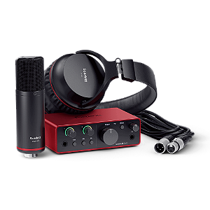 Kit Home Studio Focusrite Scarlett Solo Studio 4th Geração