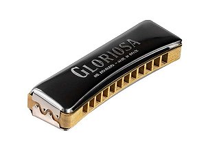 Gaita de Boca Diatônica Hering Gloriosa em Mi