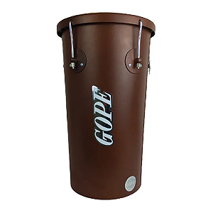 Rebolo Cônico Gope Melanina Alumínio 45cm x 10" Pele Animal