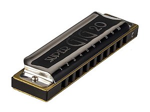 Gaita de Boca Diatônica Hering Super Gig Dó