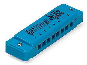 Gaita de Boca Diatônica Infantil Hering Junior Ciano