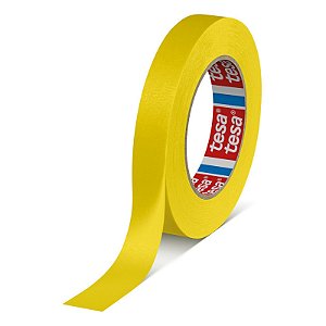 Fita Tecido Gaffer Tape Tesa 12mm X 25m Amarela Fluorescente
