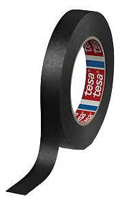 Fita Crepe Preta Tesa 4323 Profissional 19mmX50m