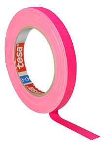Fita Tecido Gaffer Tape Tesa 09mm X 25m Rosa Fluorescente