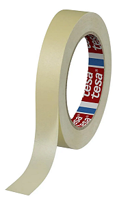 Fita Crepe Bege Profissional 18mmx50m Tesa