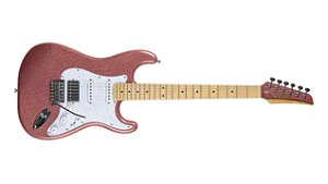 Guitarra Seizi Fun Katana Musashi HSS Rose Gold Sparkle
