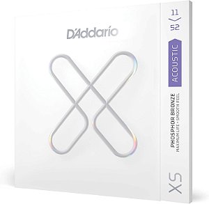 Encordoamento Para Violão D'Addario XS Aço Tensão Leve XSAPB1152