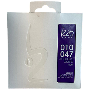 Encordoamento Violão Aço 010 Fosforo Bronze Exportação By SG