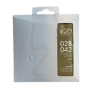 Encordoamento Para Violão Nylon Prata Tensão Leve By SG