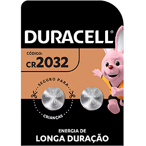 Bateria de Lítio Metálico 3V 1 UN CR 2032 Duracell