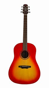 Violão Elétrico Seizi Supreme Okami Cherry Burst