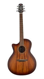 Violão Seizi Supreme Ryu Cutaway Lefty Mahogany Burst