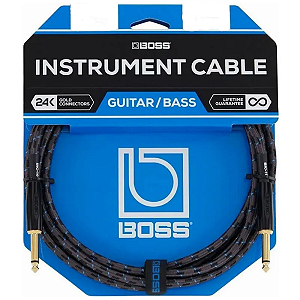 Cabo Premium P/ Instrumento Boss Instrumento BIC-P10A 1/4"
