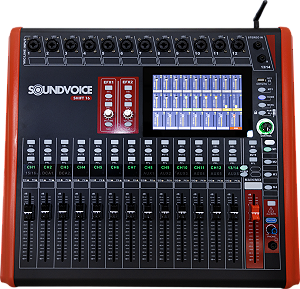 Mesa de Som Digital 16 Canais SHIFT-16 Soundvoice