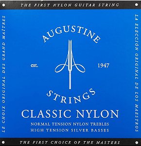 Encordoamento Violão Nylon Augustine Classic Blue