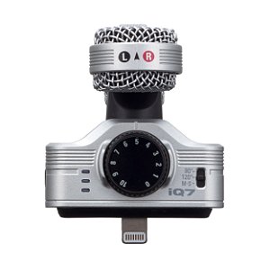 Microfone Stereo Para Dispositivos IOS Zoom IQ7 Silver