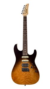 Guitarra Seiz Katana Hashira HSS Cappuccino Maple