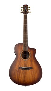 Violão Seizi Supreme Zen Cutaway Mirai Plus Koa Burst