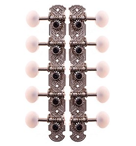 Tarraxa De Viola Rozini Cromada Pino Fino Botão Clara