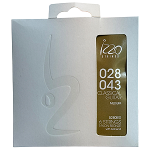 Encordoamento Violão Nylon Prata Tensão Média C/ Bolinha SG