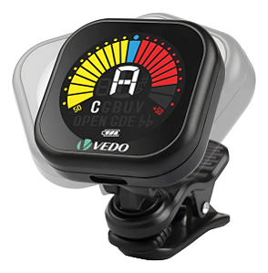 Afinador Cromático Vedo Recarregável Digital VD-Tuner