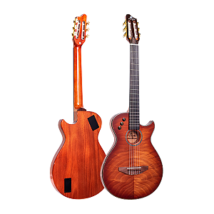 Violão Nylon Eletroacústico Flat Anatômico Cut Marquês