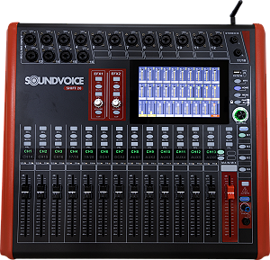 Mesa de Som Digital 20 Canais SHIFT-20 Soundvoice