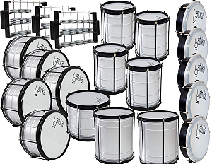 Kit Bloquinho Carnaval Escola de Samba Luen 20 Instrumentos