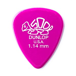 Palheta Dunlop Delrin 500 1,14mm Rosa Escuro