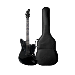 Kit Guitarra Tagima Jazzmaster Duo Smart-H Black + Capa