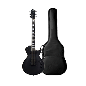 Kit Guitarra Tagima Les Paul Almach BKS Black Satin + Capa