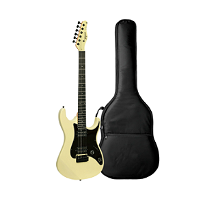 Kit Guitarra Strato Tagima TG-525 OWH Olympic White + Capa