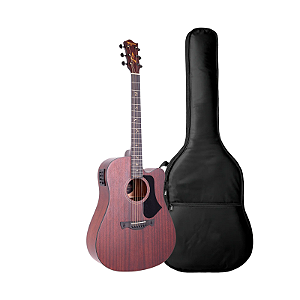 Kit Violão Tagima Juninho Afram DKMOP Folk Cut Aço + Capa