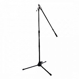Pedestal Microfone Girafa Telescópico Aweda Ams-4121tb Preto