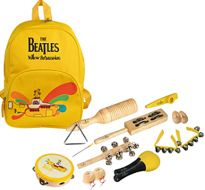 Kit Bandinha Infantil 10 Instrumentos PHX Beatles Yellow Sub