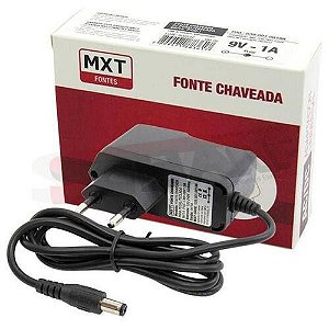 Fonte Chaveada Para Pedal e Teclado MXT 9V/1A P4(C-)
