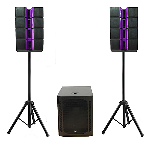 Caixa Amplificada de 18 Pol Torre Ativo Waldman L2-18164