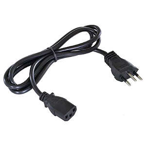 Cabo Força Energia Tripolar 10a Pino 4mm 3 Metros Reforçado