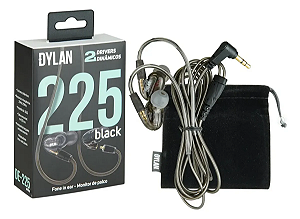 Fone Monitor De Palco Pró 2 Drivers Cabo Removível Dylan