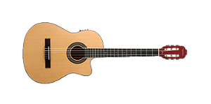 Violão Eletroacústico Cut Nylon Vogga Solene VCS235 Natural
