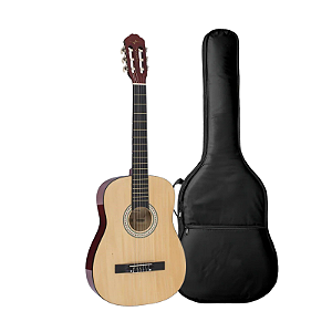Kit Violão Clássico Vogga Acústico VCA103N Natural Nylon + Capa