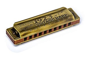 Hering Gaita de Boca Diatônica Hering Vintage Harp Lá