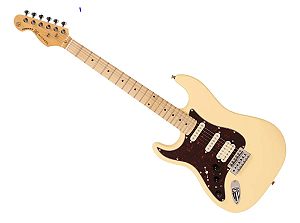 Guitarra Stratocaster Canhoto Michael GMS250LHCR Creme